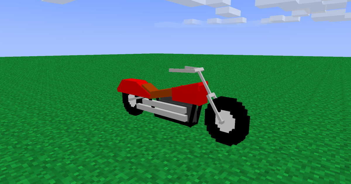 Minecraft мотоцикл