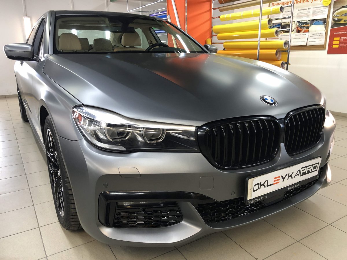 BMW g30 серый матовый