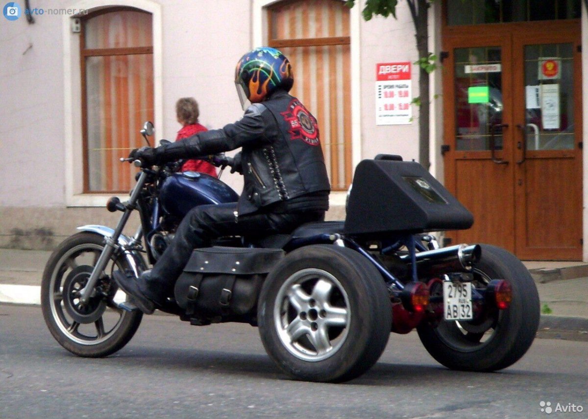 Чоппер мотоцикл 3 колесный