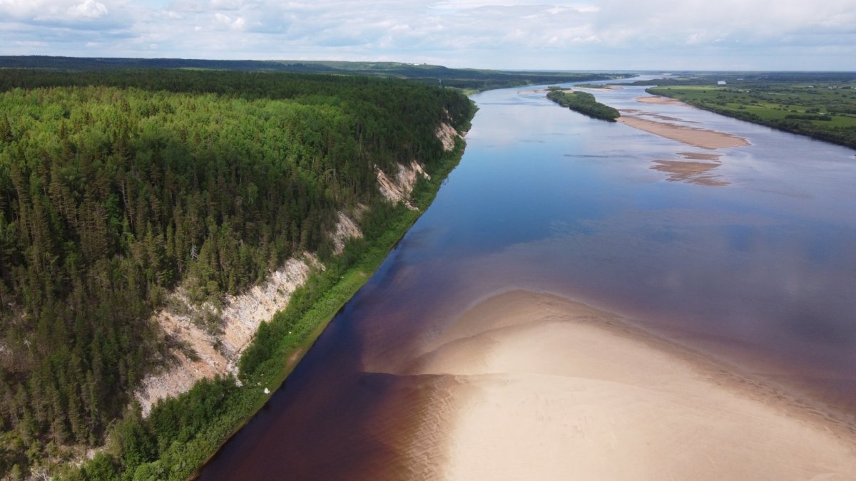Новодвинск Северная Двина река