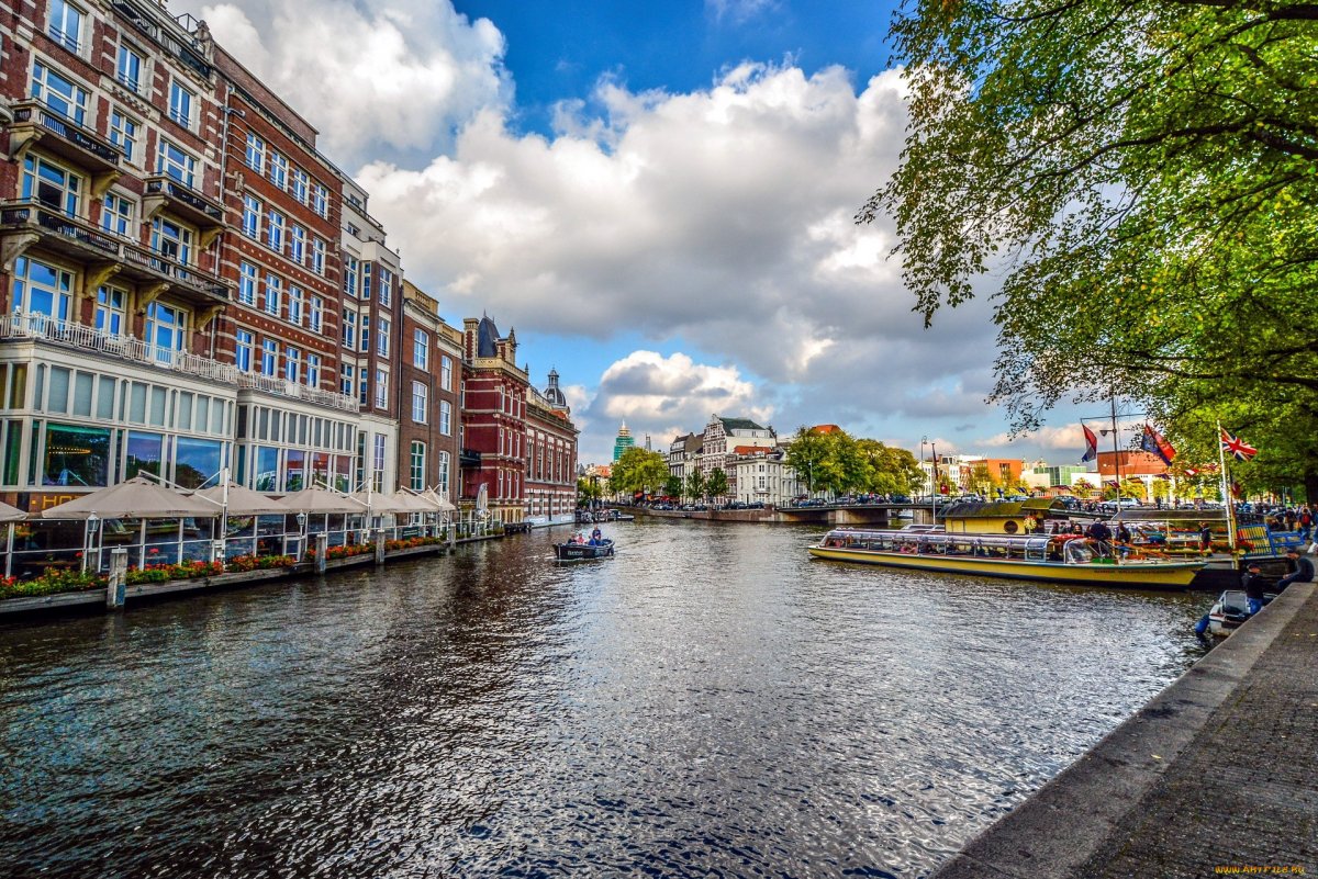 Каналы Амстердама (г. Амстердам)