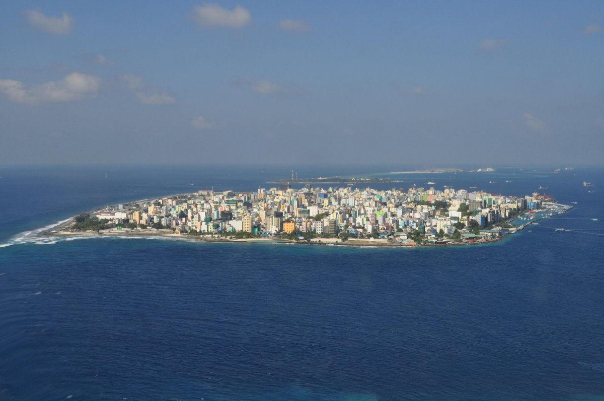 Мале город в океане столица Мальдивской Республики