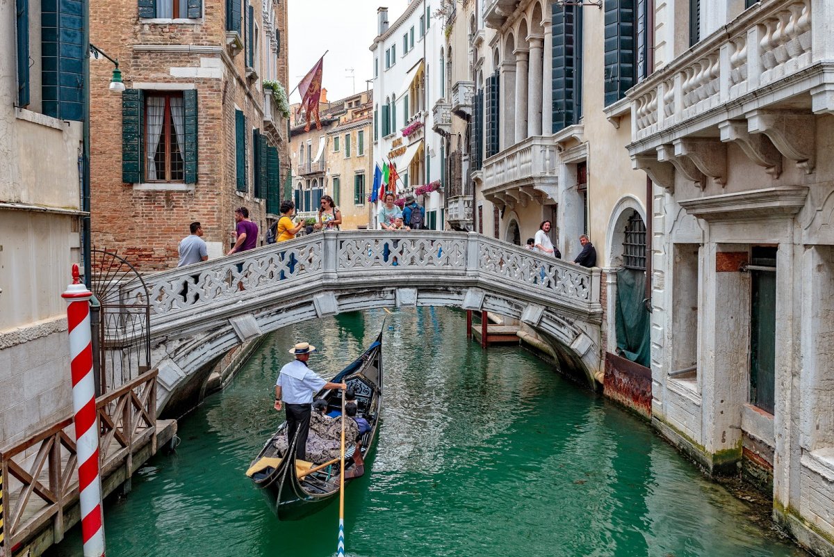 Венеция гондолы мост
