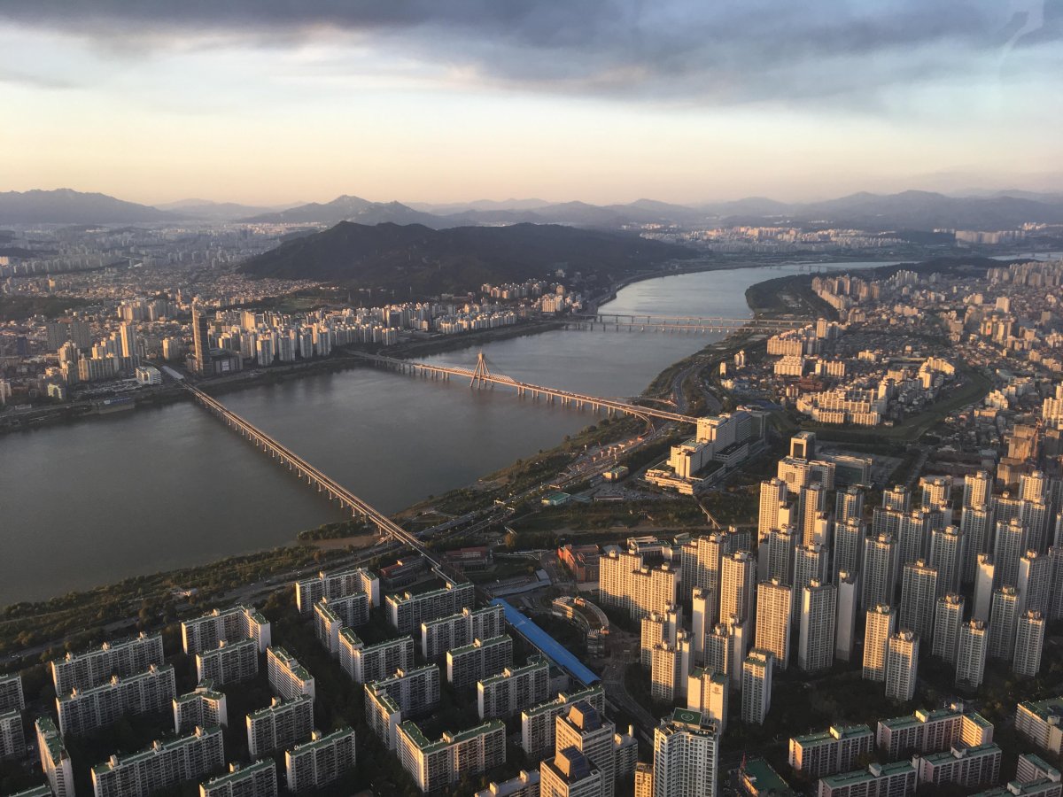 Южная Корея река Ханган