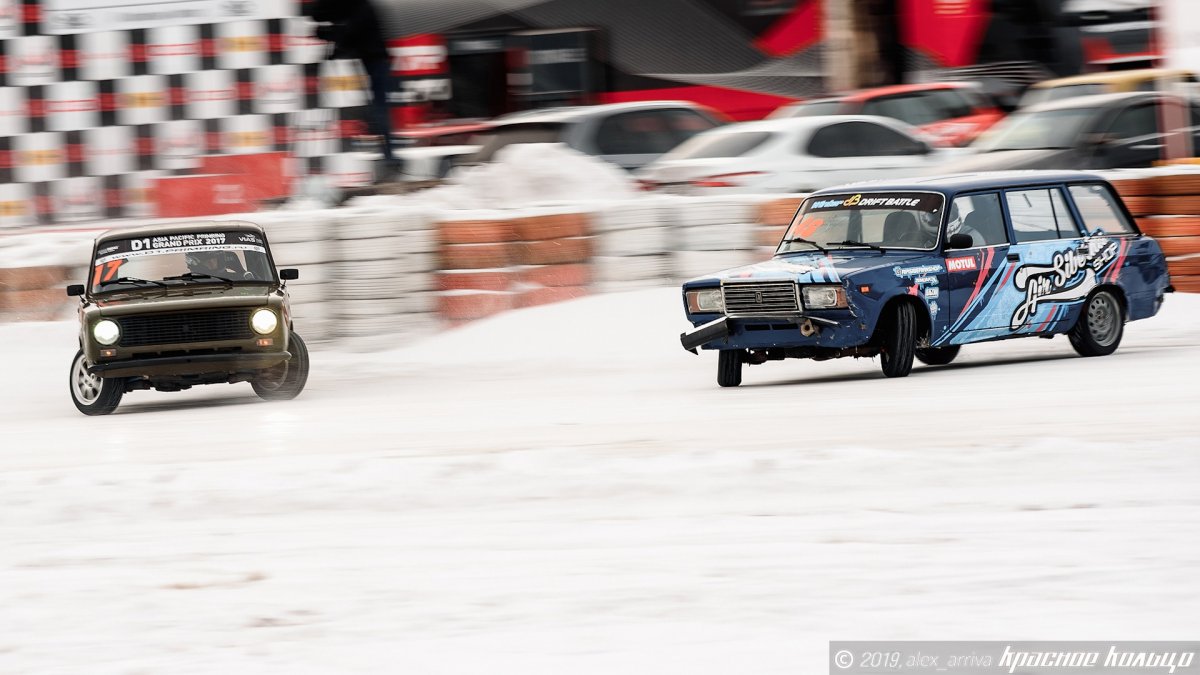 ВАЗ 2104 Winter Drift Battle