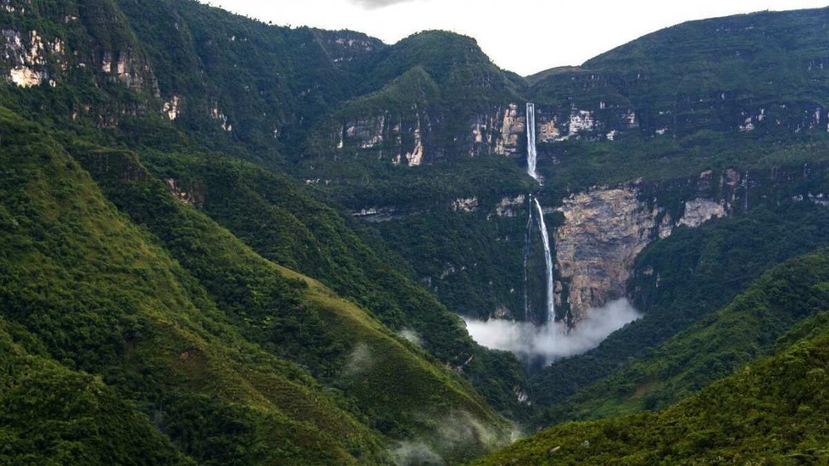Водопад Гокта на карте