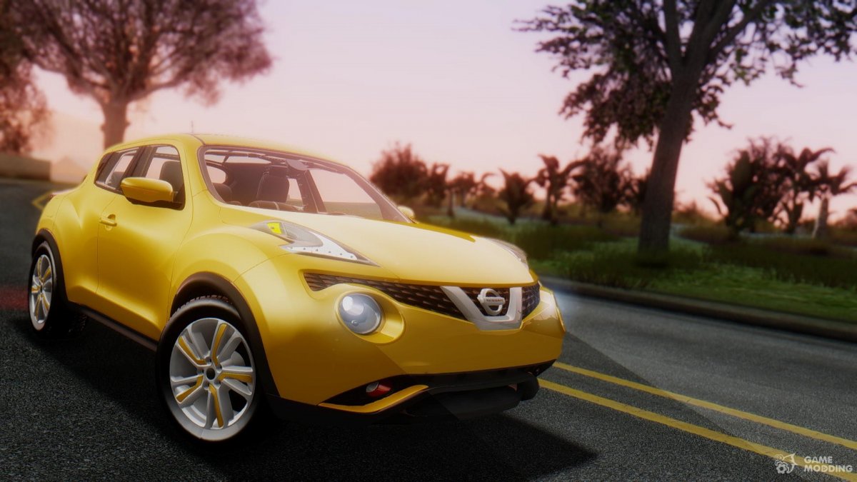 Nissan Juke жёлтый 2014