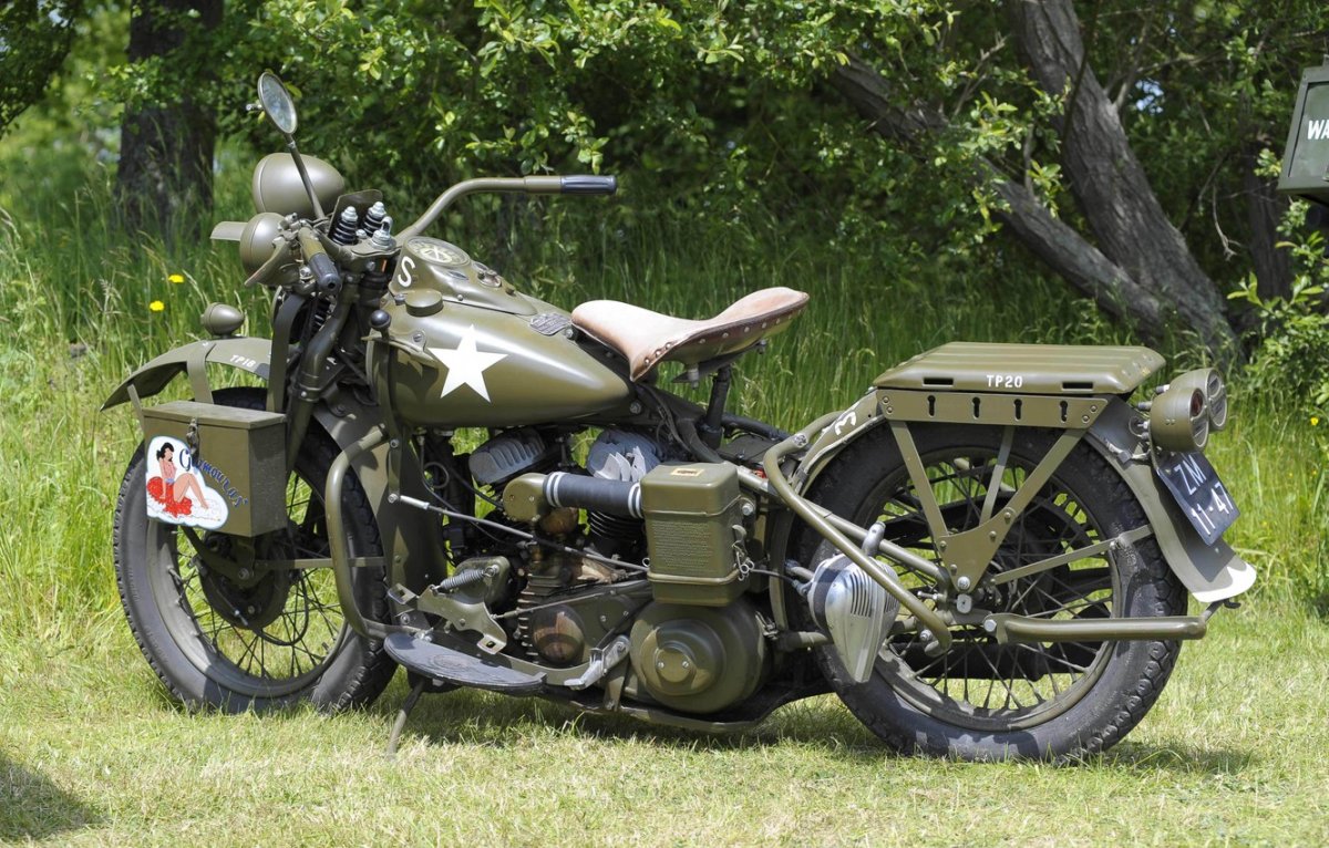 Харлей Дэвидсон военный мотоцикл
