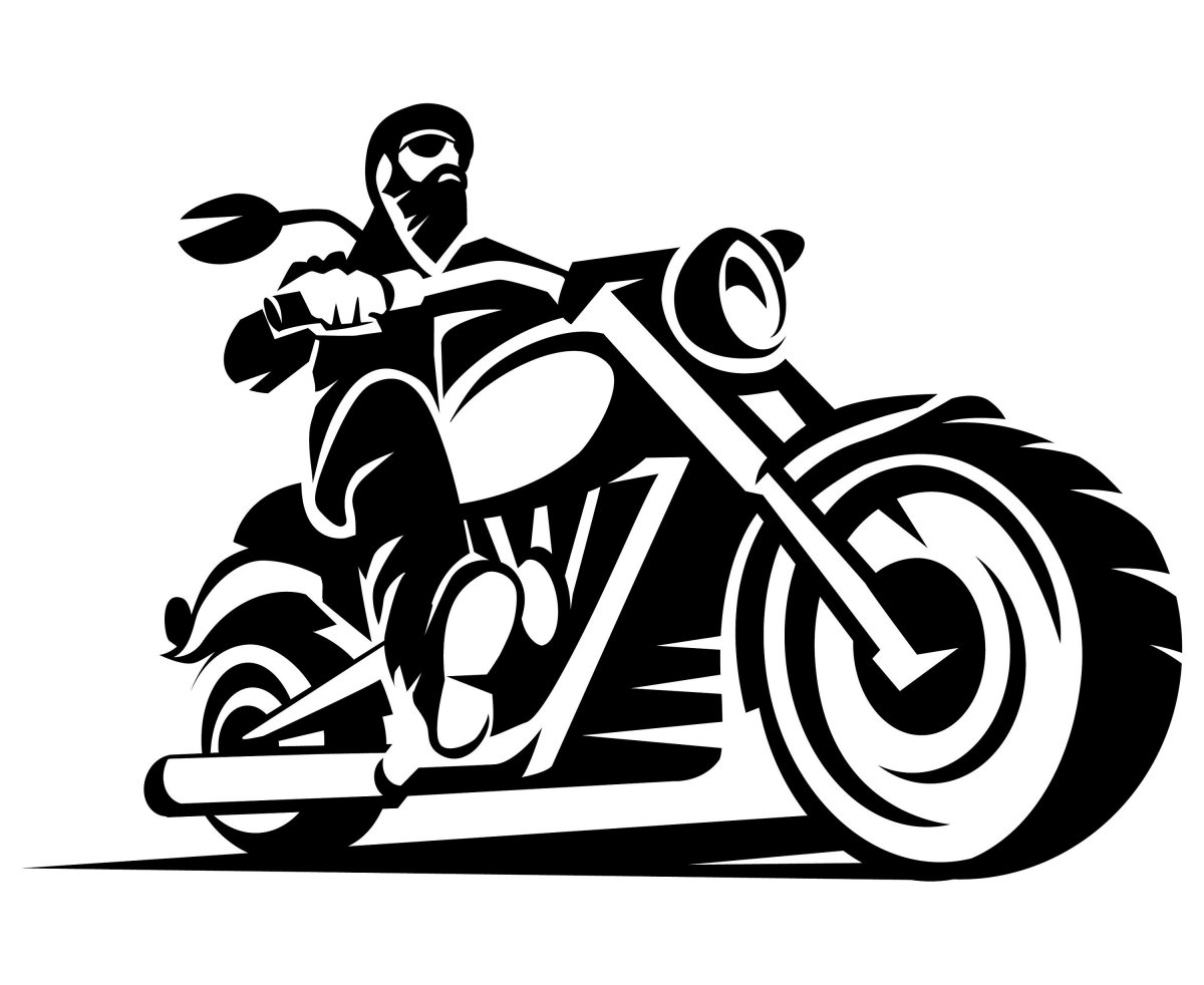 Очертание мотоцикла