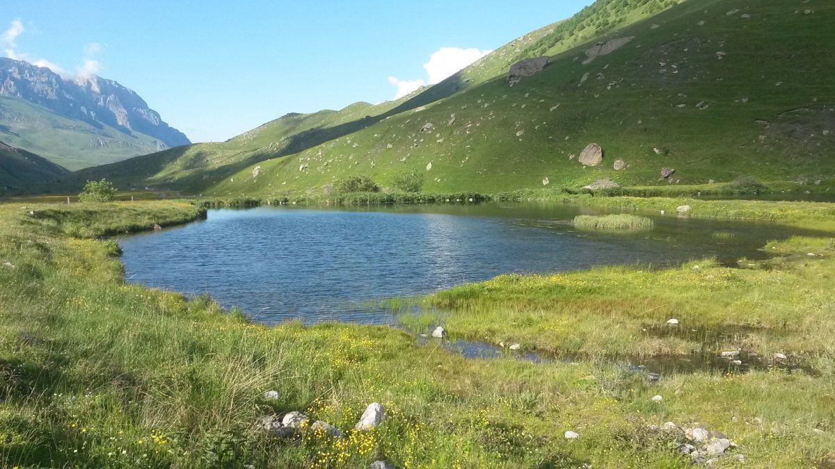 Зругское озеро Северная Осетия