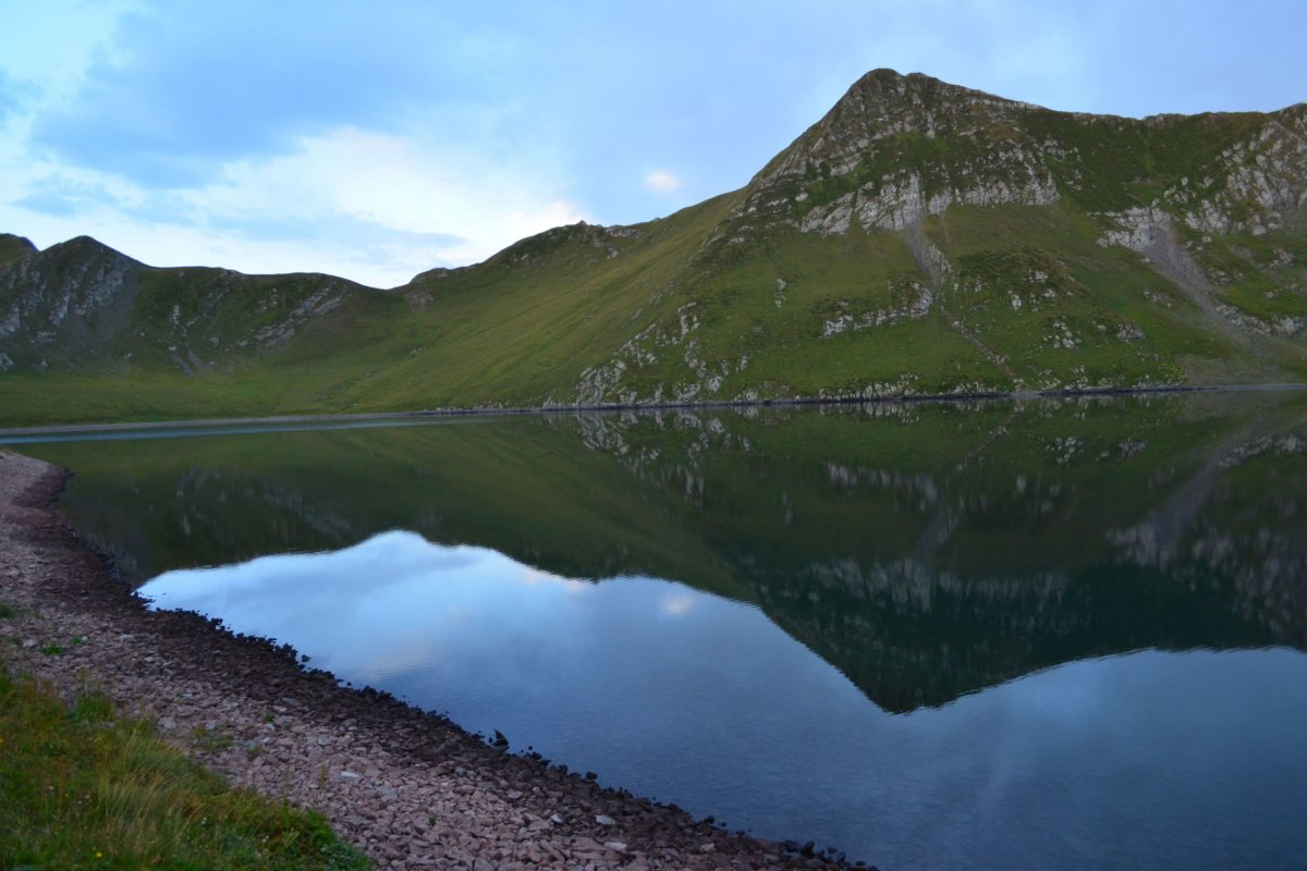 Зругское озеро Северная Осетия