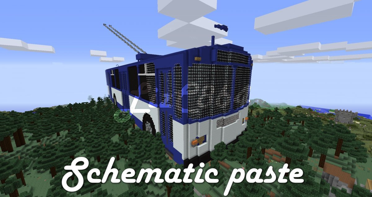 Minecraft автобус