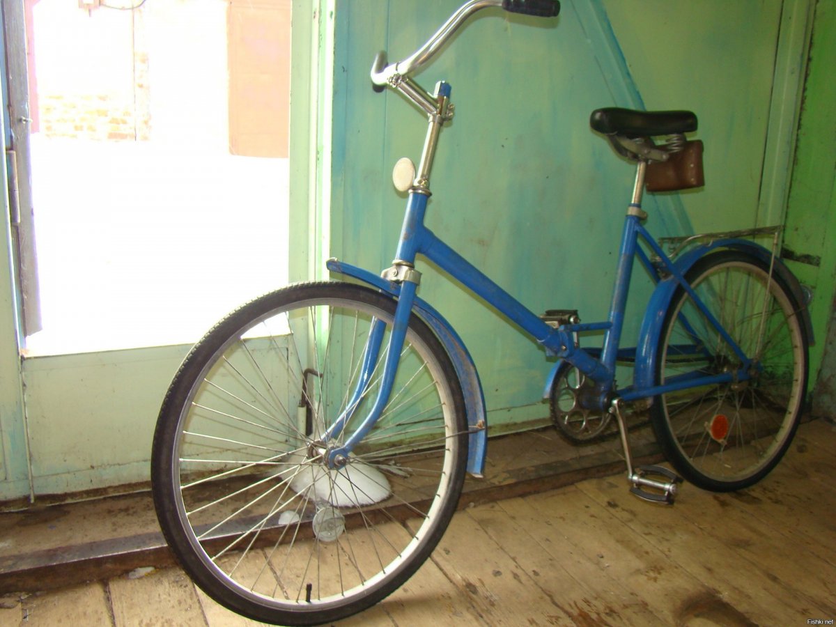 Ржавый велосипед Аист