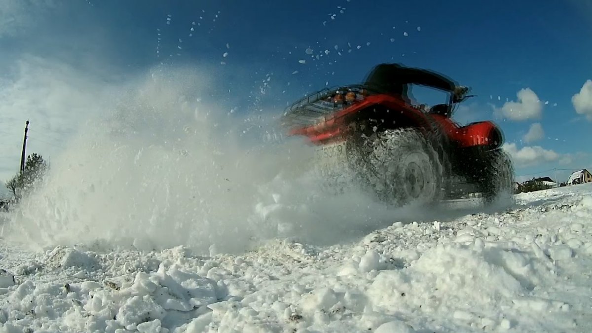 Квадроцикл CFMOTO снег