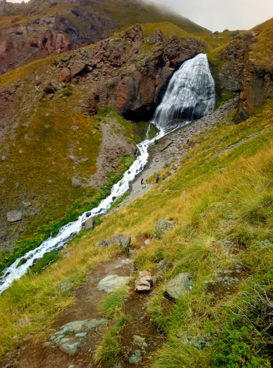 Водопад Терскол маршрут