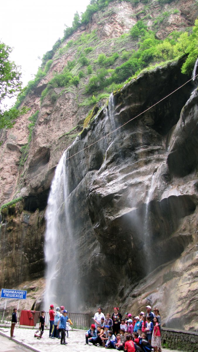 Водопад девичьи косы Приэльбрусье