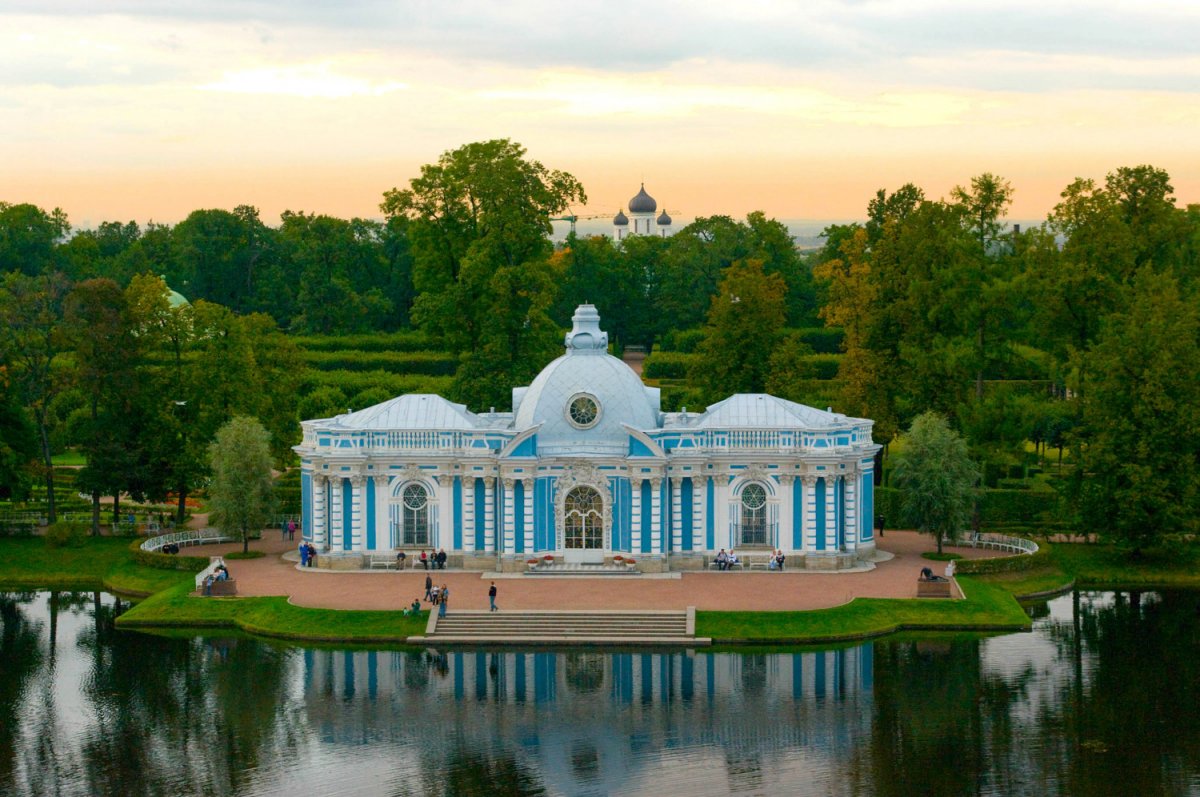 Пушкин Екатерининский дворец парк