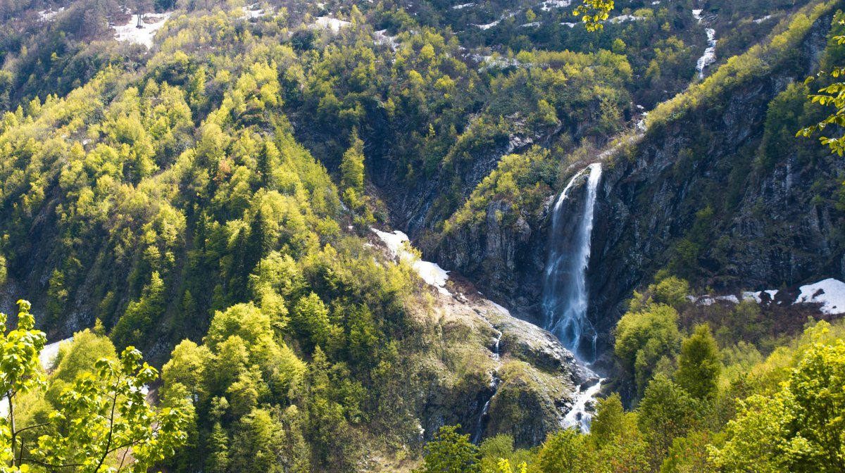 Водопад Кейва красная Поляна