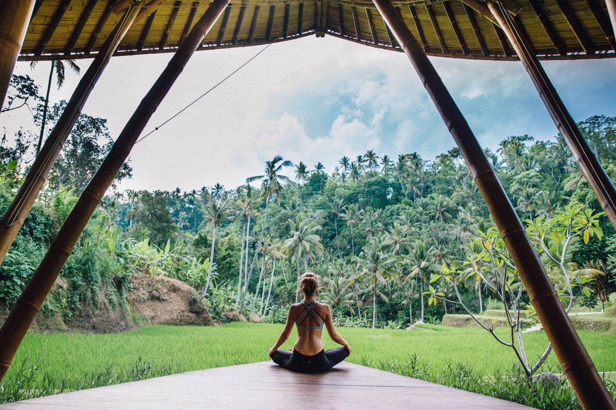 Йога медитация на Бали