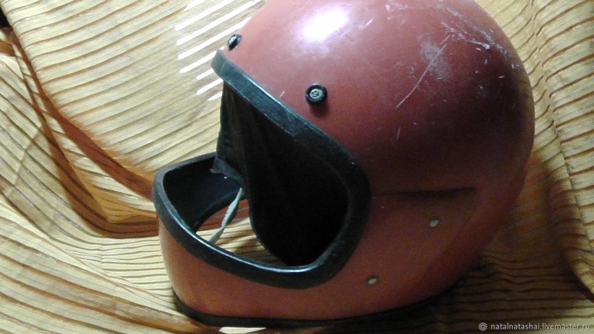 Шлем экспериментальный мотоциклетный 1987