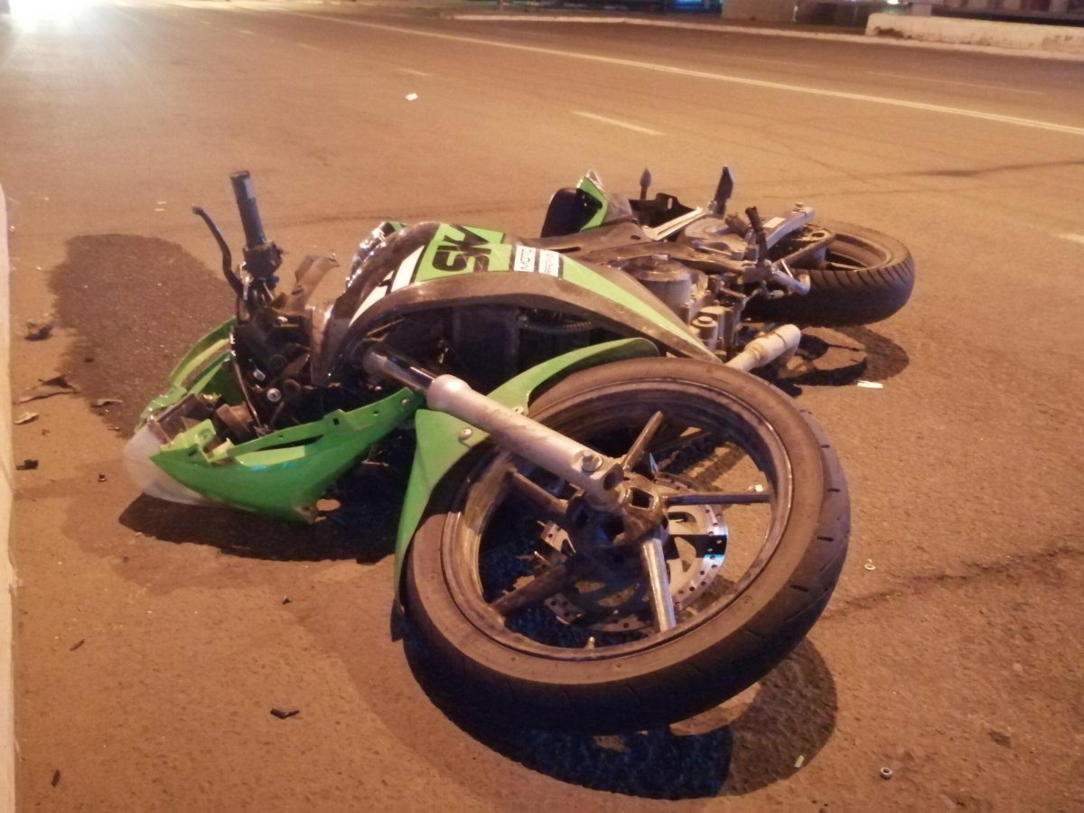 Авария мотоцикл Краснодар трасса
