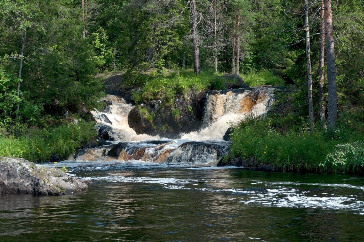 Рускеальские водопады Ахвенкоски