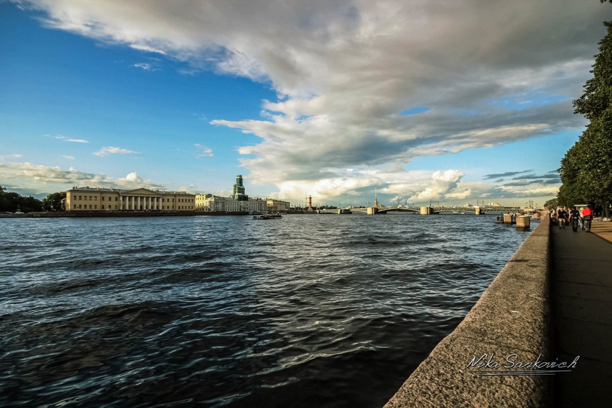 Петербург река Нева крейсер Аврора