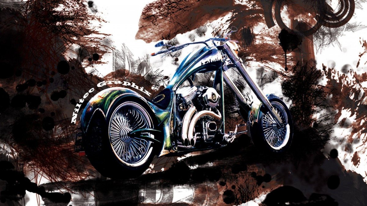 Фотообои мотоцикл