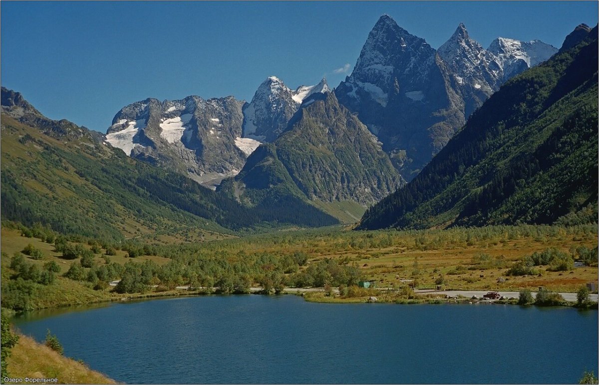 Горное озеро Сания горный Алтай