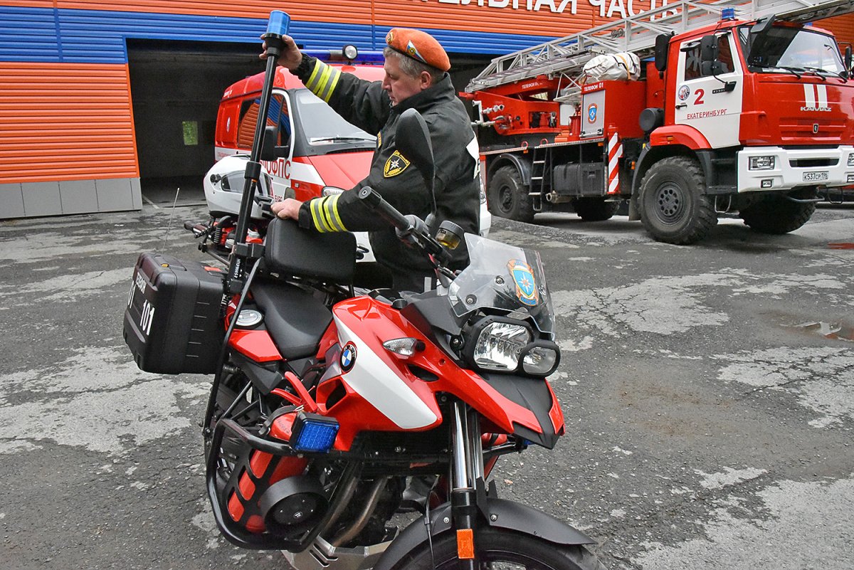 Пожарно-спасательный мотоцикл