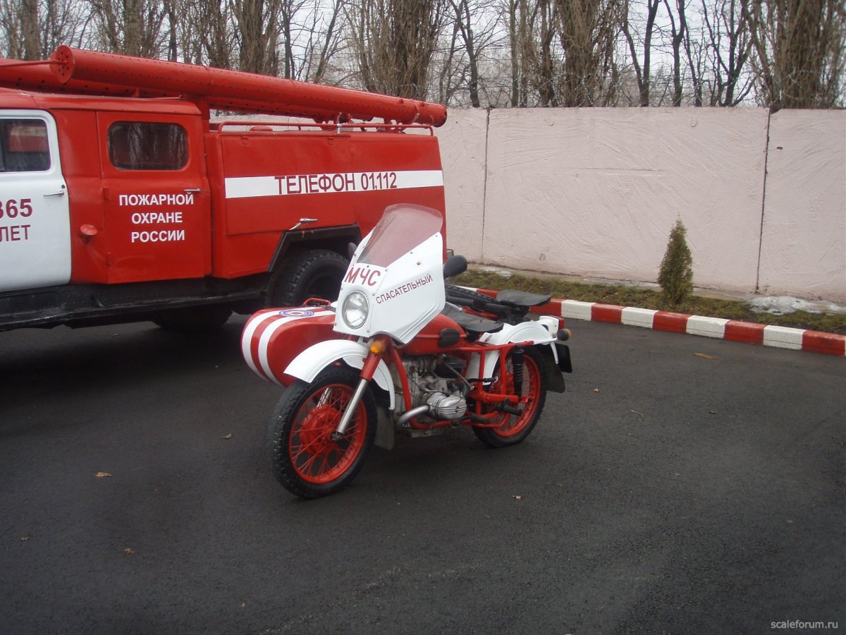 Пожарно спасательный мотоцикл БМВ