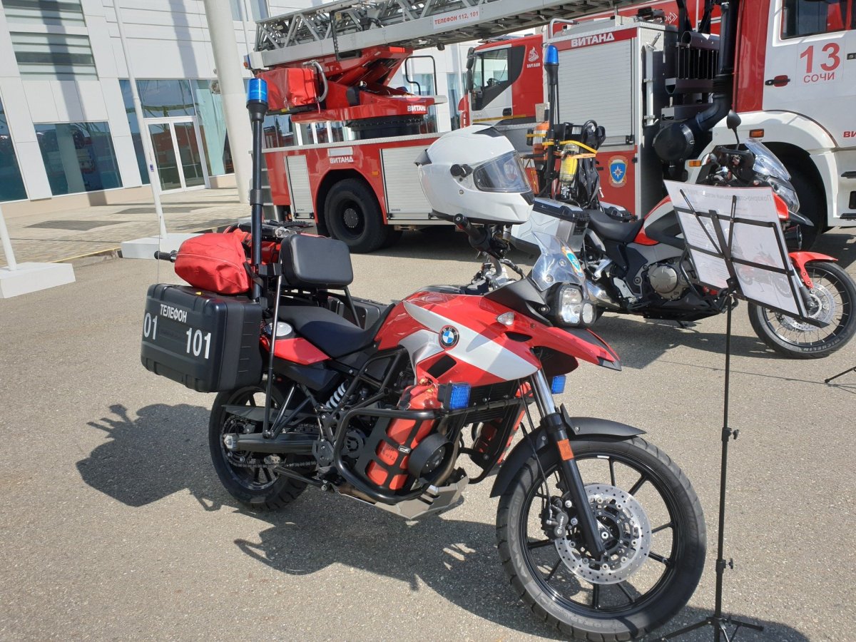 Пожарный мотоцикл Урал