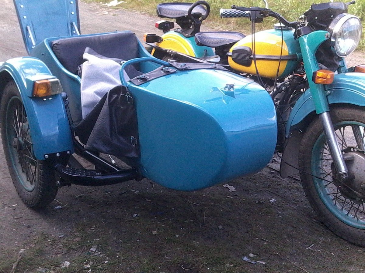 Восстановленный мотоцикл Урал м 67