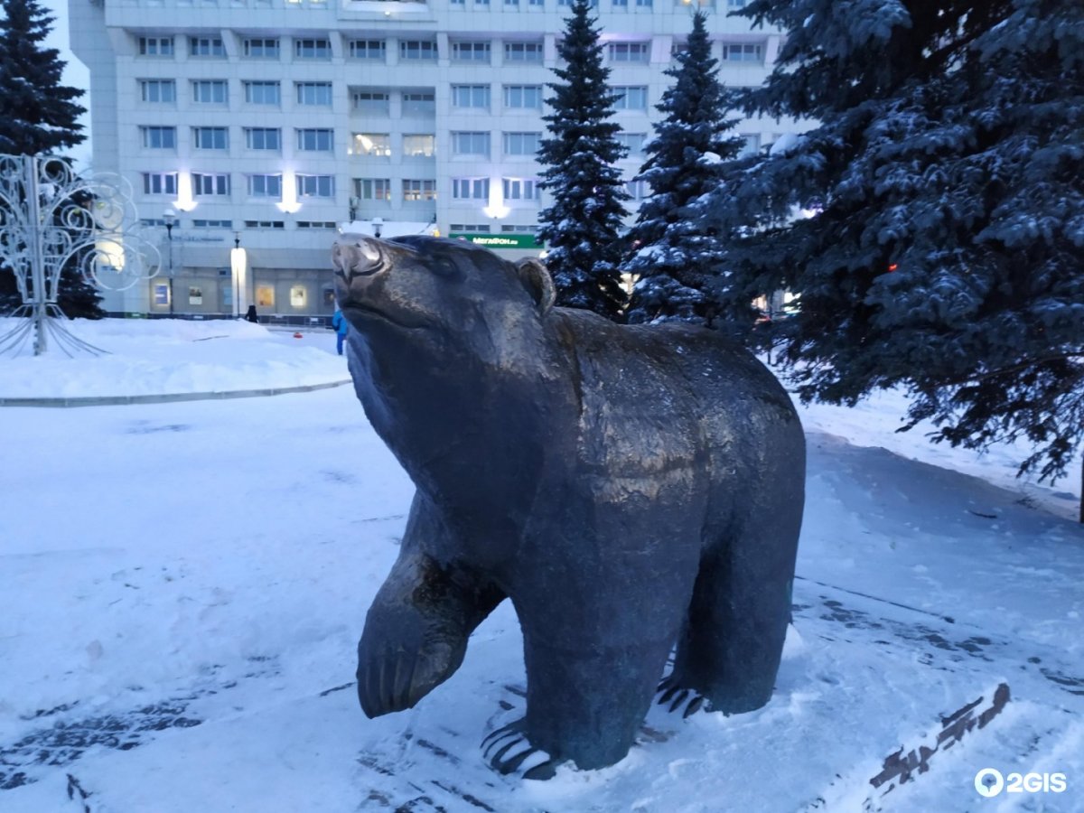 Скульптура Легенда о Пермском медведе