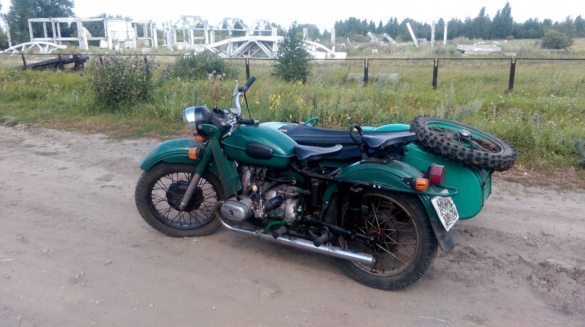 Мотоцикл Урал в разборе