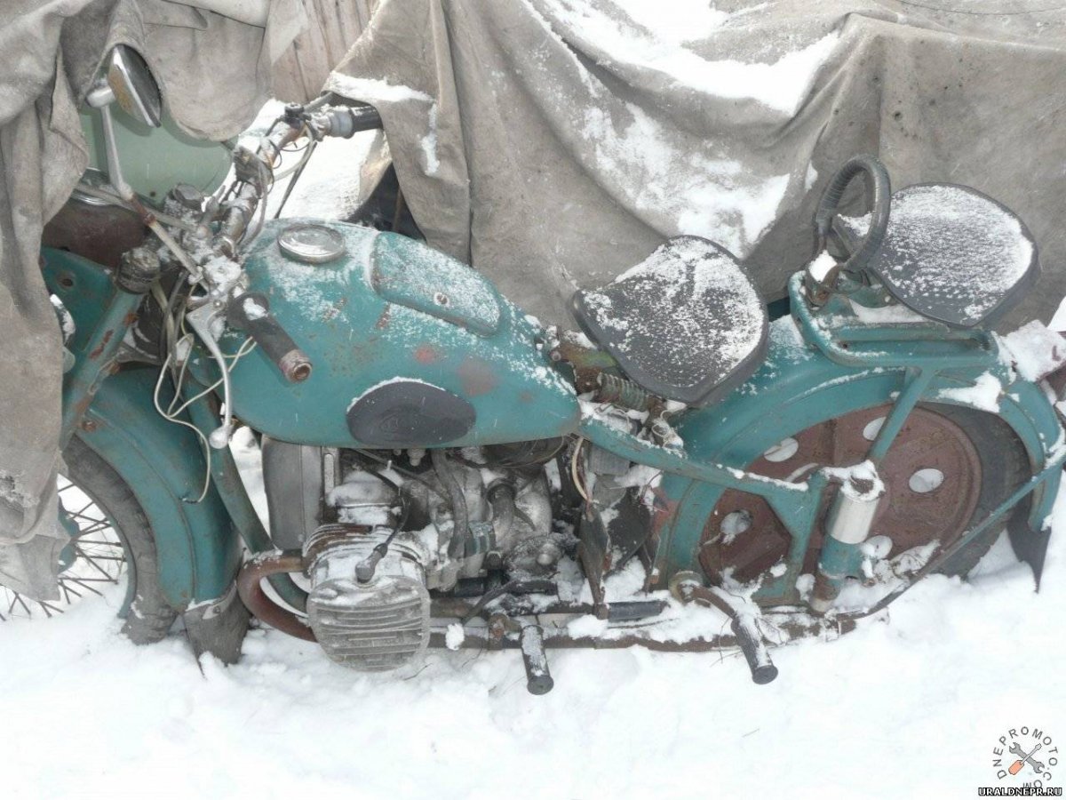 Мотоцикл Урал отреставрированный