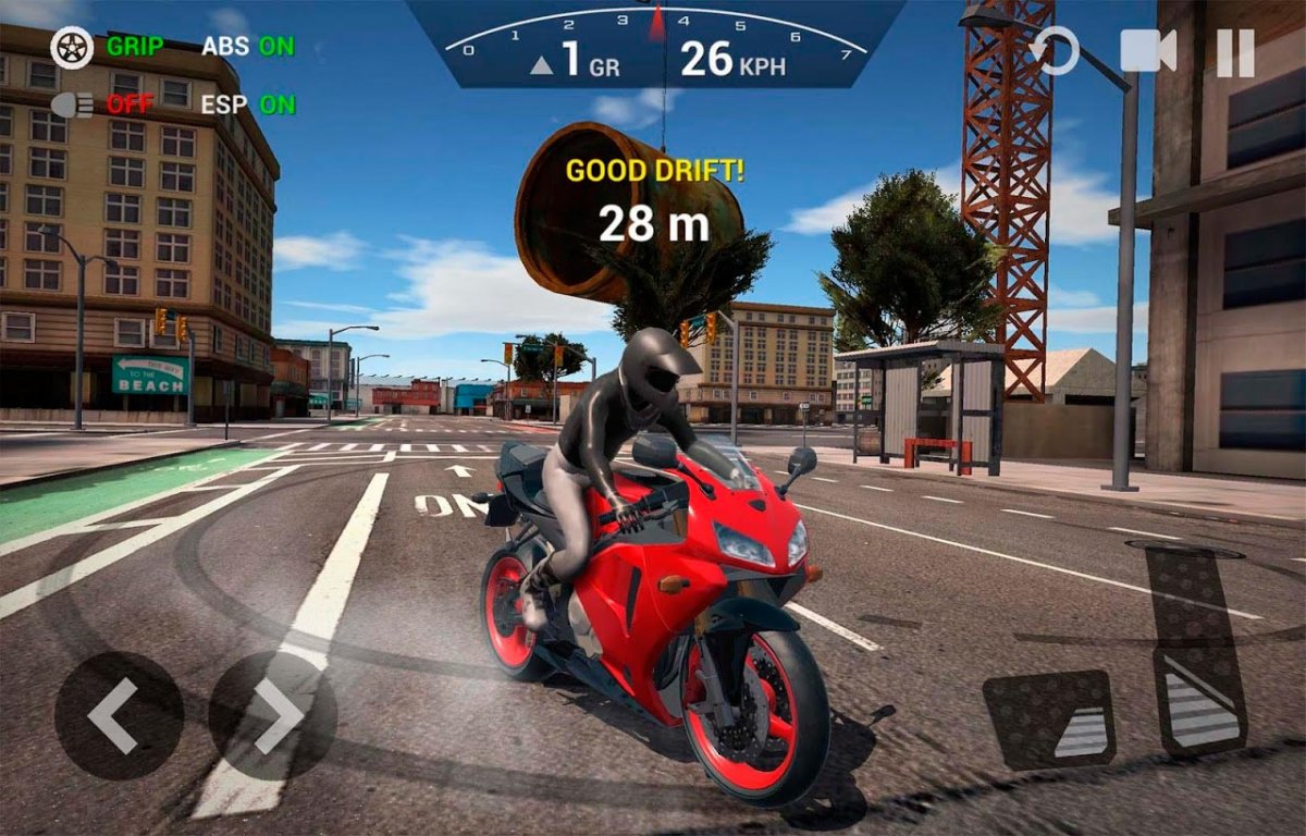 Игра про мотоциклы 2d