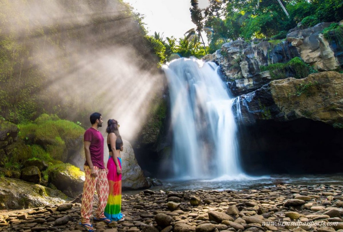 Водопад Бали туристический