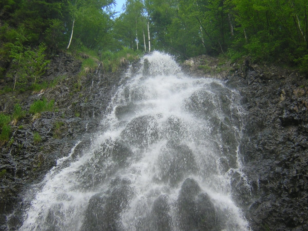 Водопад горных духов Ергаки