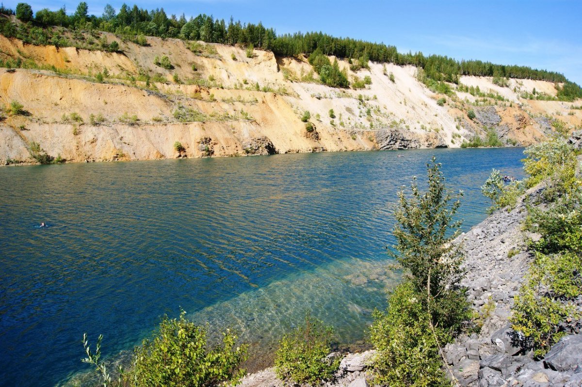 Голубое озеро Чусовой