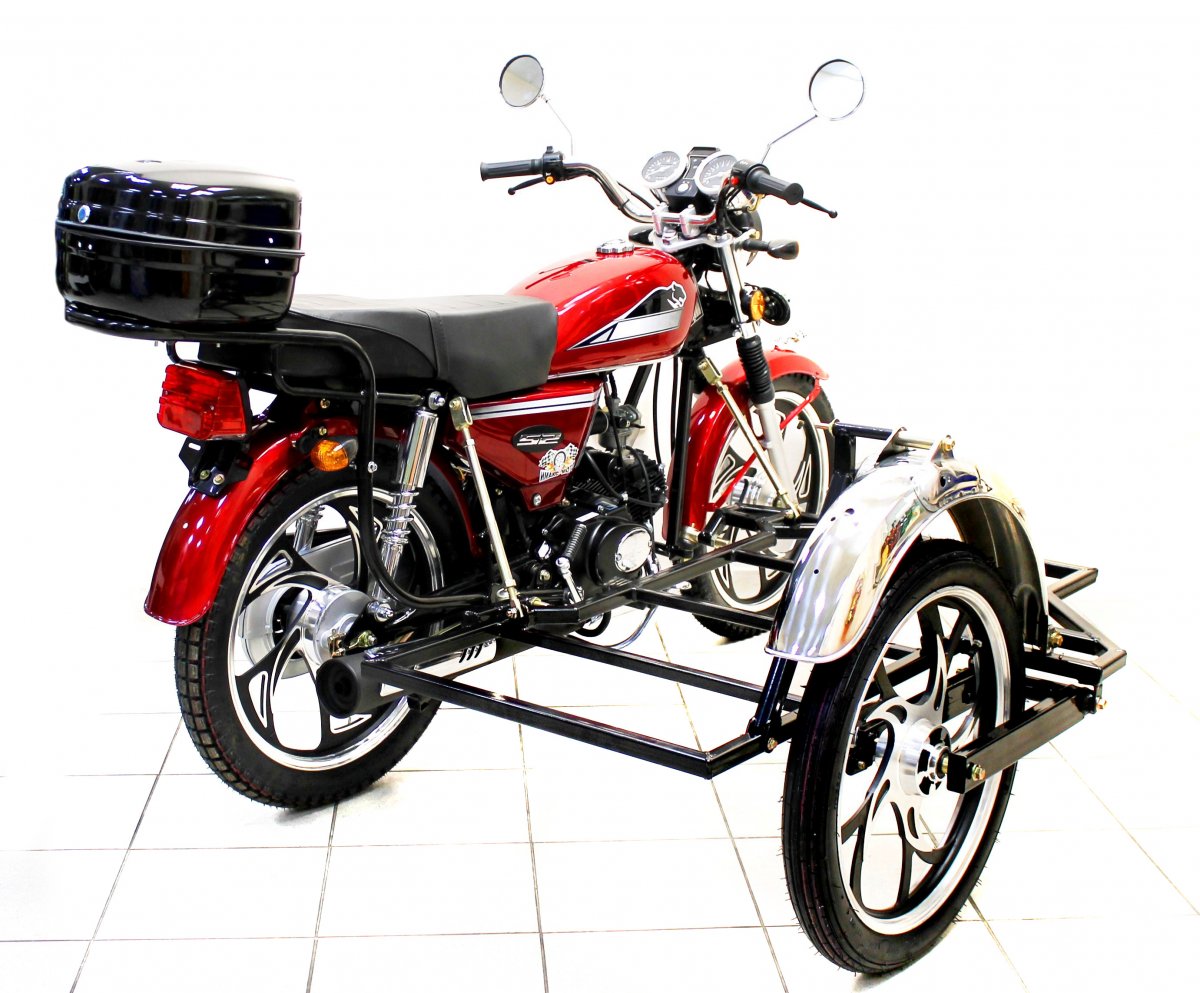 Туристический мотоцикл с коляской