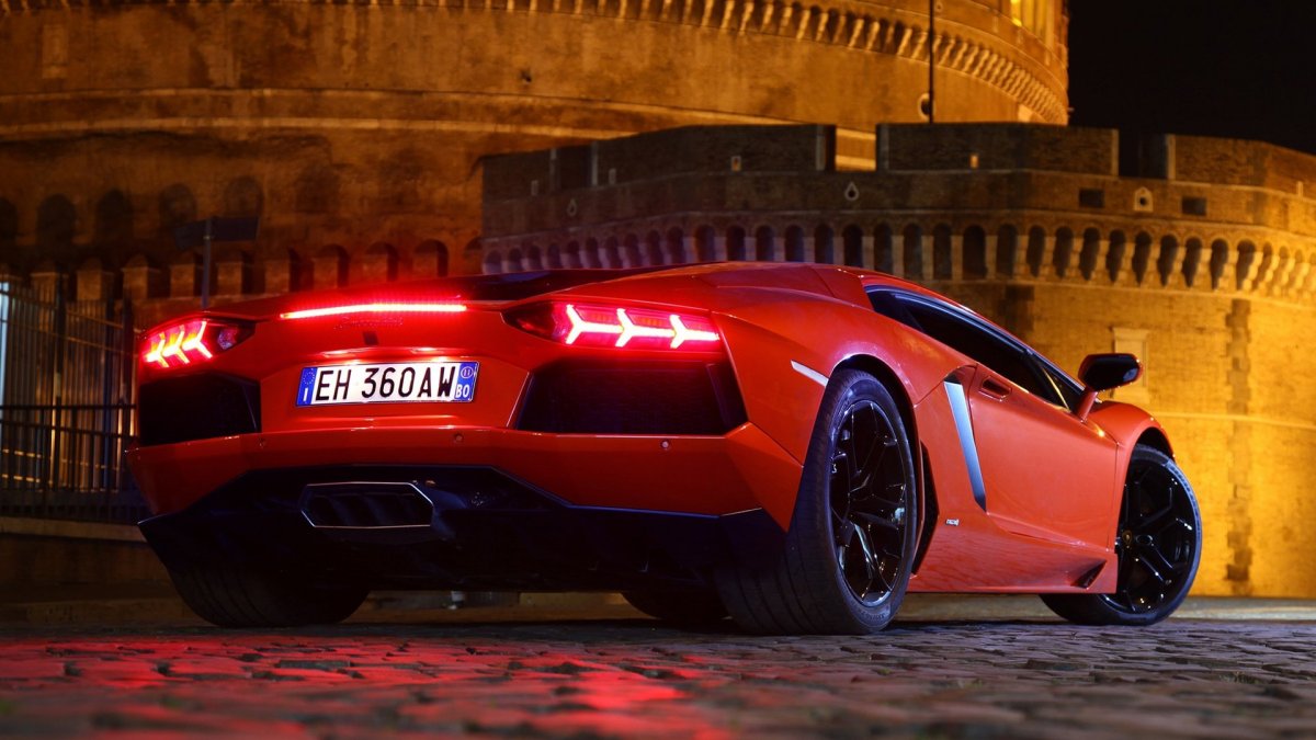 Lamborghini Murcielago SV оранжевая