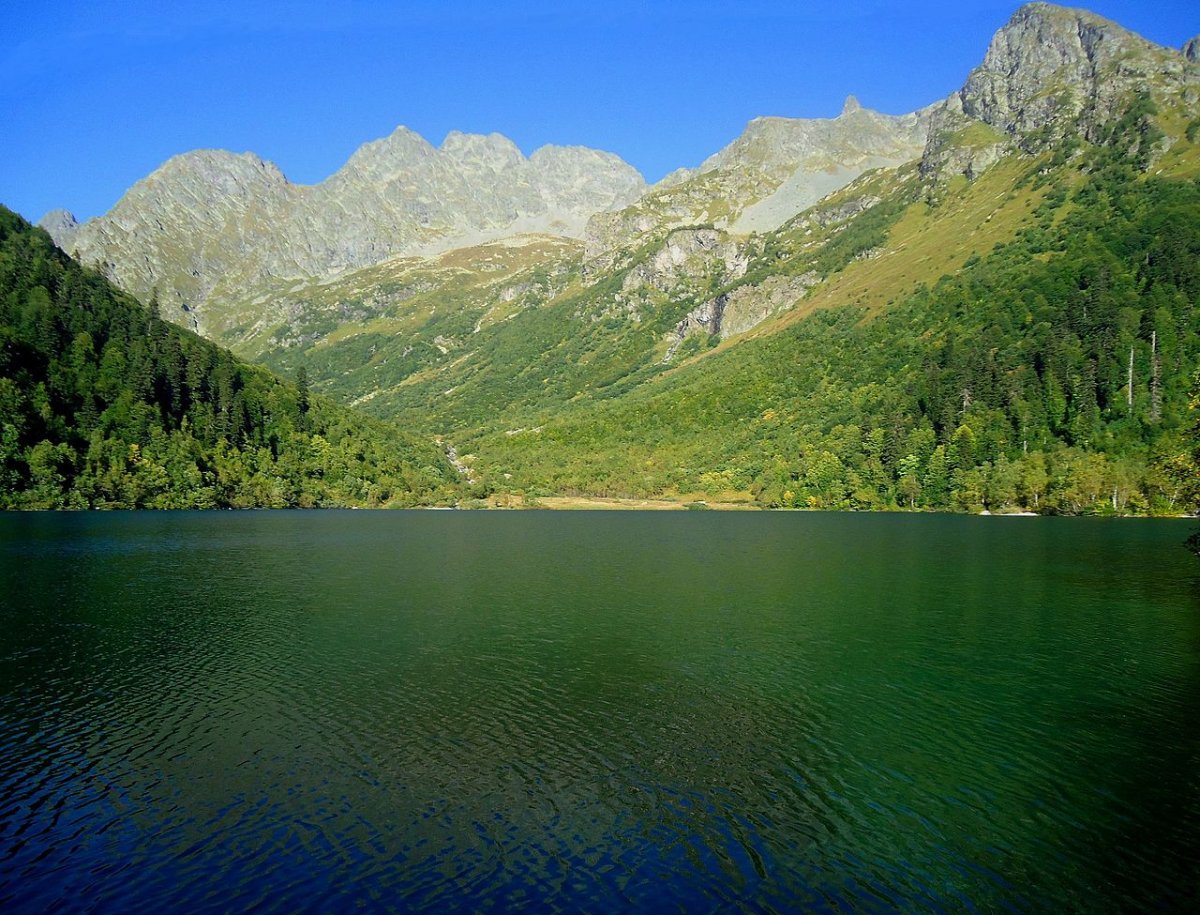 Озеро чеше Апшеронский
