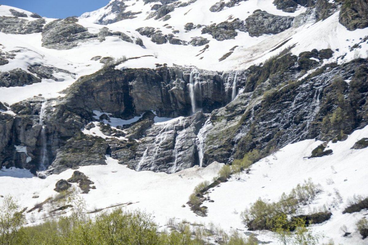 Софийские водопады зимой
