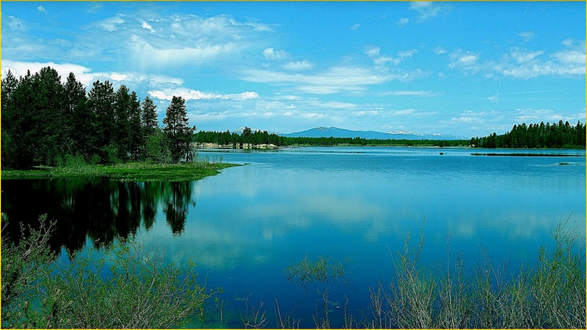 Озеро два Джека, Канада