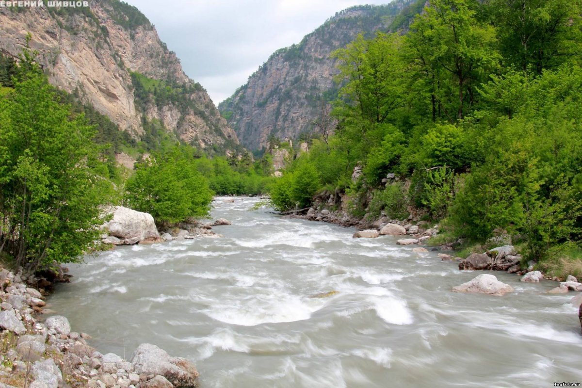 Река Армхи Ингушетия