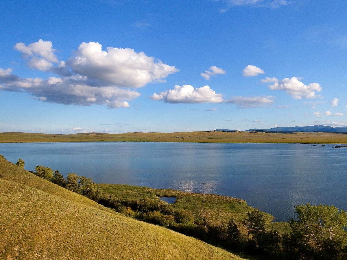 Озеро Лукьяновка Хакасия