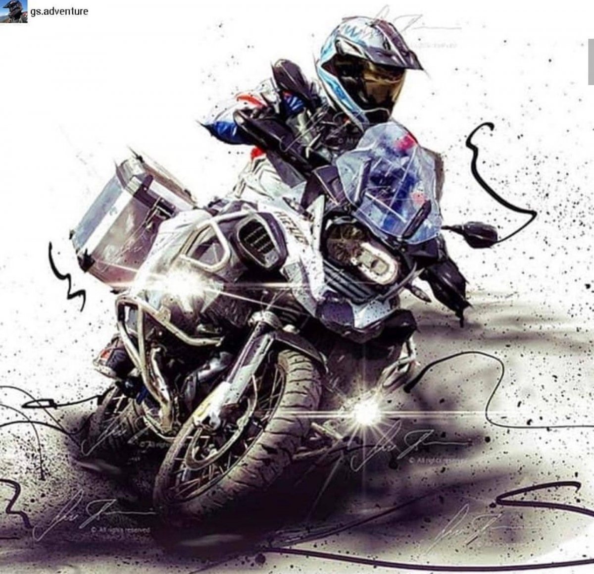 BMW Motorrad рисунок