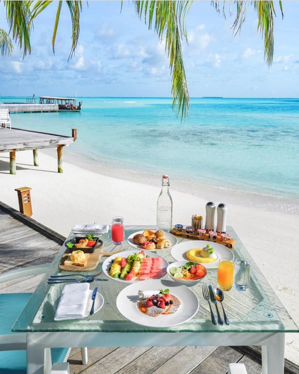 Завтрак на Мальдивах