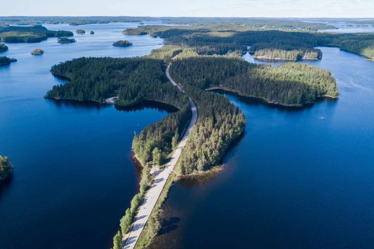 Озера Финляндии озеро Сайма